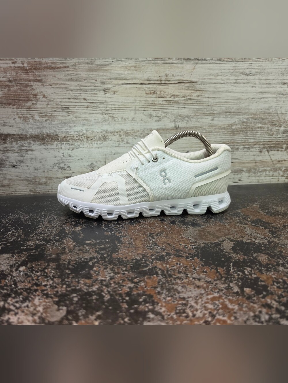 Womens On Cloud Running Shoes Sz 7.5 Used VGC 59.98902 White Mesh